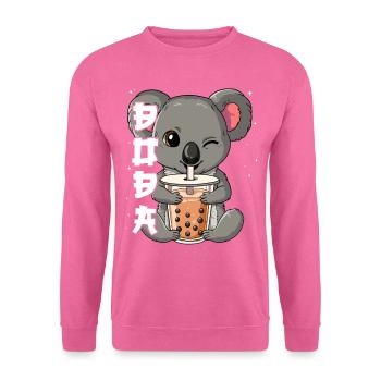 Boba Tea Koala Bubble Tea - Unisex Pullover - Pink - Vorne