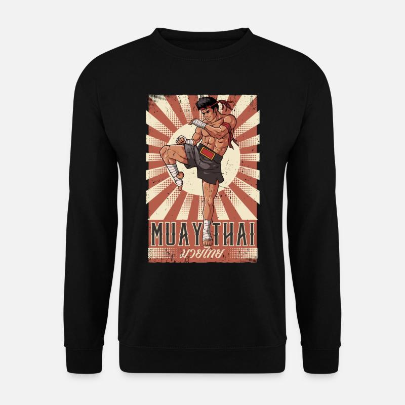 Muay Thai - Unisex Pullover - Schwarz