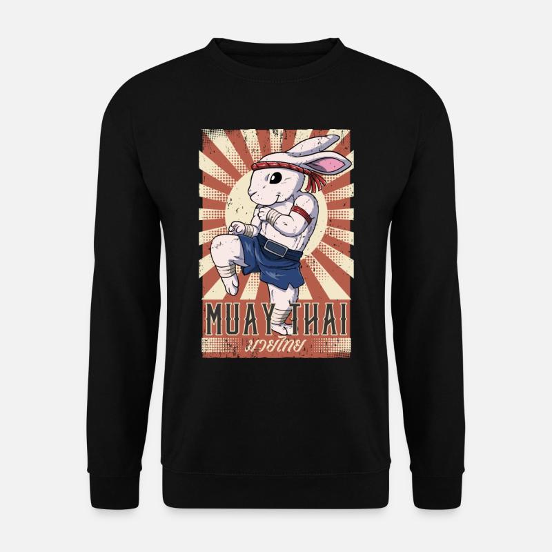 Muay Thai - Unisex Pullover - Schwarz