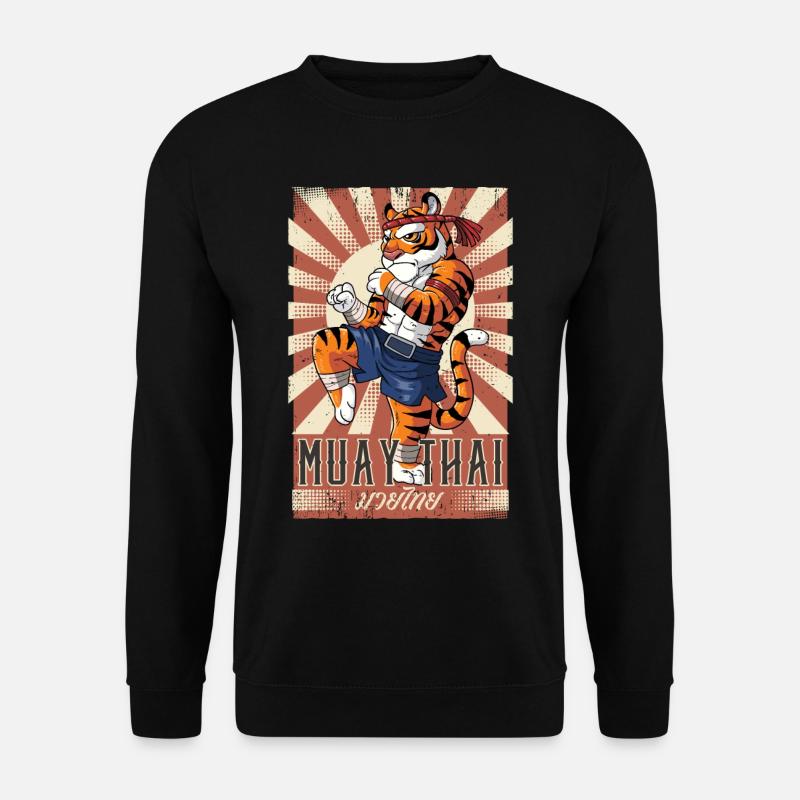 Muay Thai - Unisex Pullover - Schwarz
