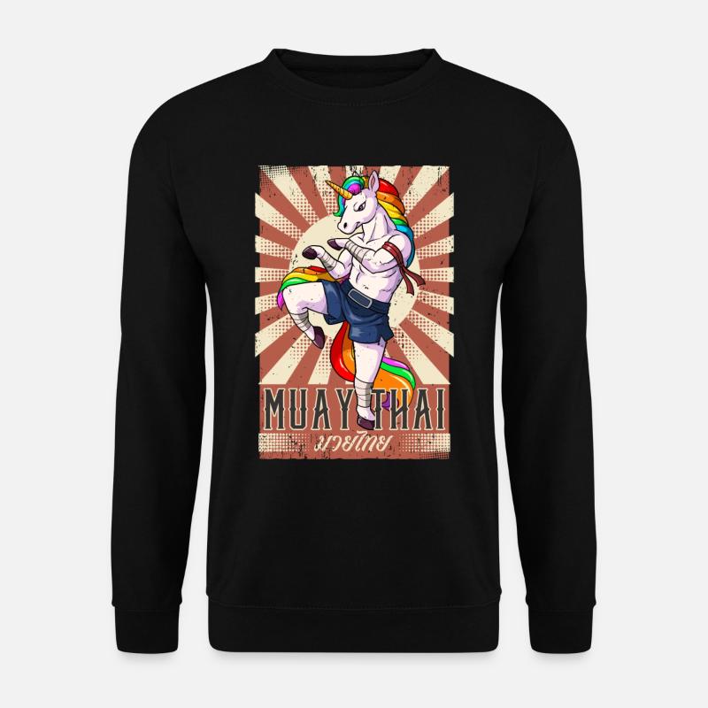 Muay Thaï - Sweat-shirt Unisexe - noir