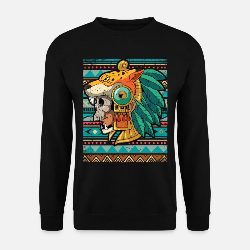 Mexican Aztec warrior Aztecs - Unisex Sweatshirt - black