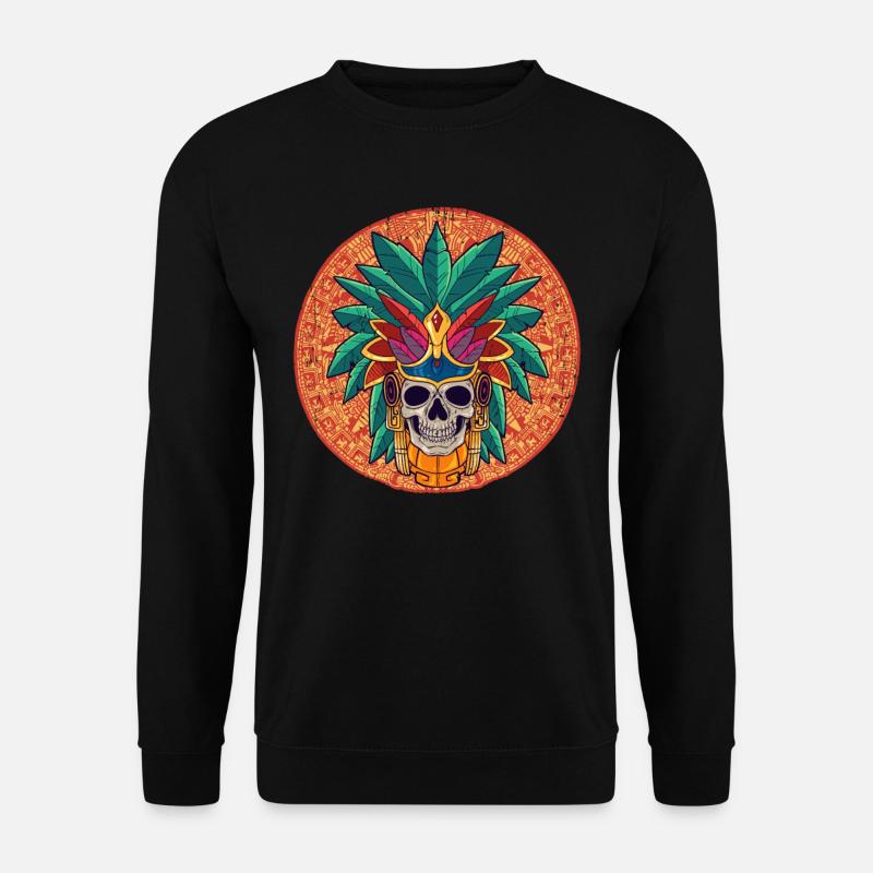 Mexican Aztec warrior Aztecs - Unisex Sweatshirt - black