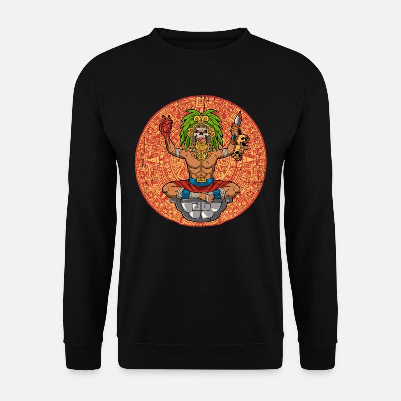Mexican Aztec warrior Aztecs - Unisex Sweatshirt - black
