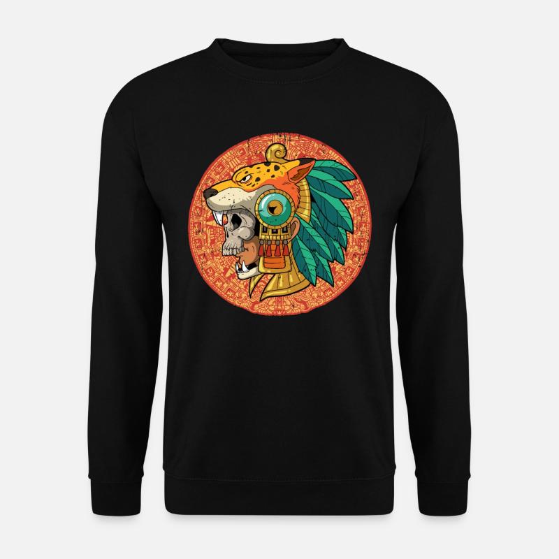 Mexican Aztec warrior Aztecs - Unisex Sweatshirt - black