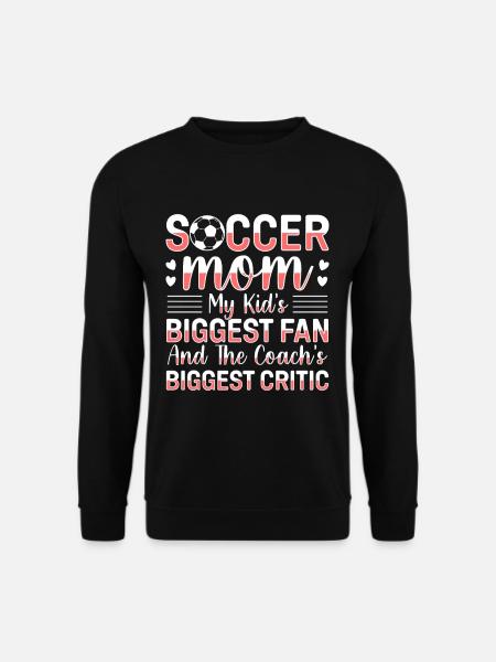 Fußball-Mutter Gameday Soccer Mom - Unisex Pullover - Schwarz
