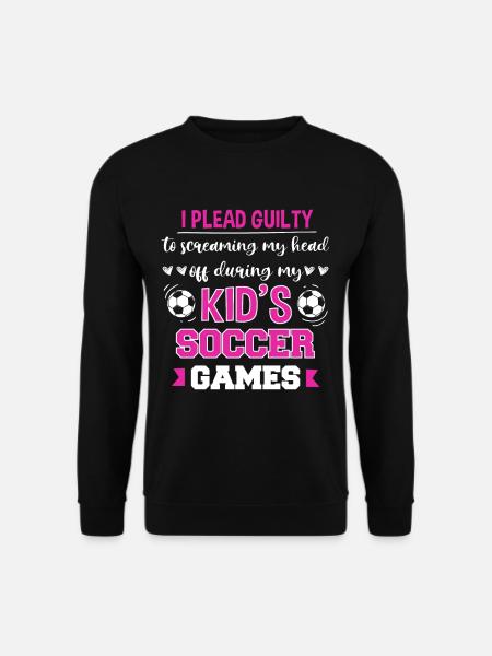 Fußball-Mutter Gameday Soccer Maman - Sweat-shirt Unisexe - noir