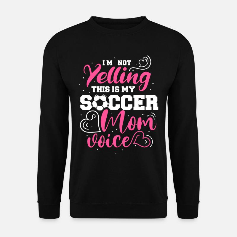 Fußball-Mutter Gameday Soccer Mom - Unisex Pullover - Schwarz