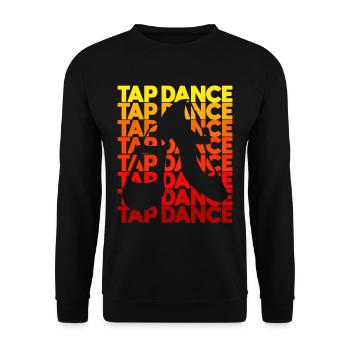 Tap Dancer Tap Dance Shoes Tap Dance Instructor - Unisex Sweatshirt - black - Front - Alina (178cm) & Michal (187cm)