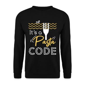 Computer programming - Unisex Sweatshirt - black - Front - Alina (178cm) & Michal (187cm)