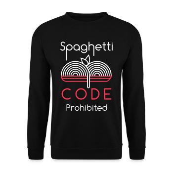 Computer programming - Unisex Sweatshirt - black - Front - Alina (178cm) & Michal (187cm)