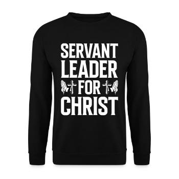 Église Diacre Religion Foi chrétienne Église - Sweat-shirt Unisexe - noir - Devant - Alina (178cm) & Michal (187cm)