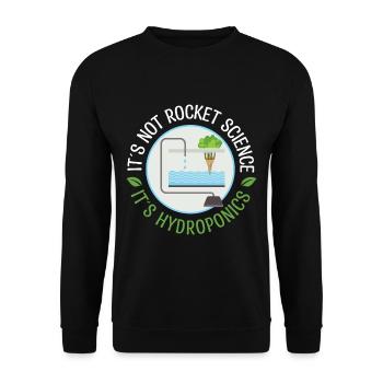Hydrophonie Agriculteur Horticulture Agriculture - Sweat-shirt Unisexe - noir - Devant - Alina (178cm) & Michal (187cm)