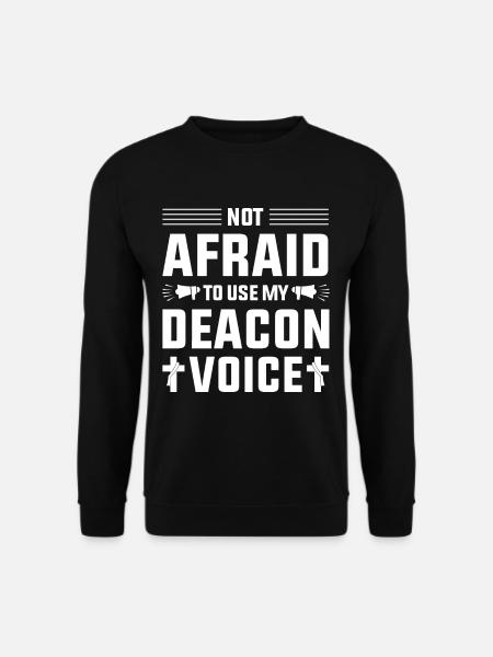 Kirche Diakon Religion Christlicher Glaube Kirche - Unisex Pullover - Schwarz