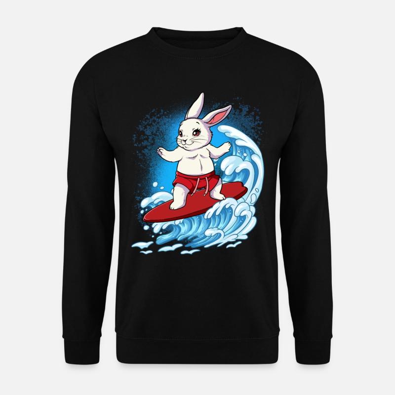Wave surfers Surfers Surfers - Unisex Sweatshirt - black
