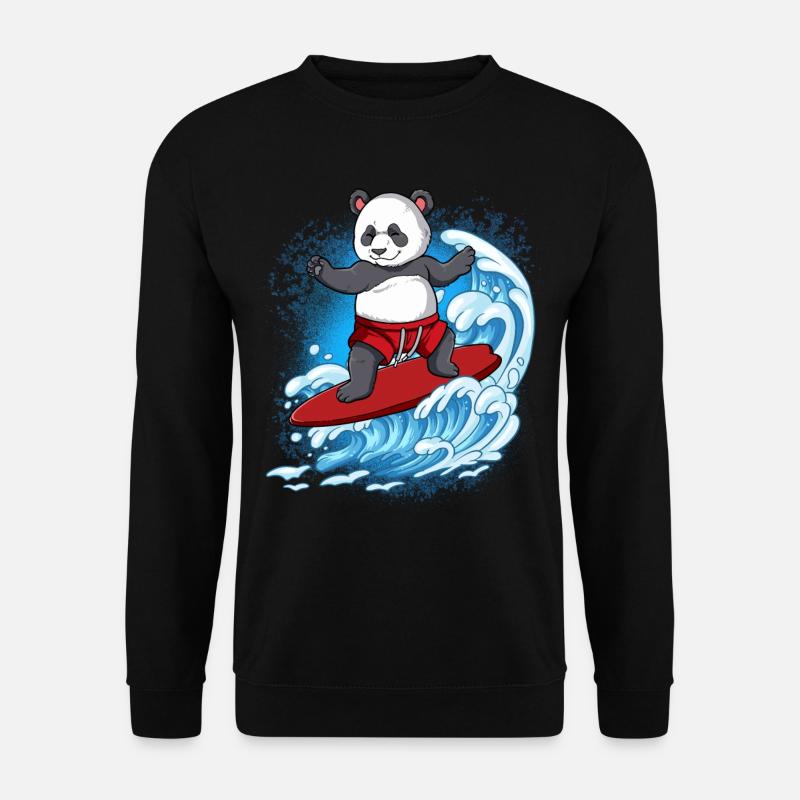 Wave surfers Surfers Surfers - Unisex Sweatshirt - black