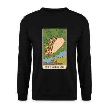 Lecteur de carte de tarot Taco Lover Taco Eater Mexicain - Sweat-shirt Unisexe - noir - Devant - Alina (178cm) & Michal (187cm)