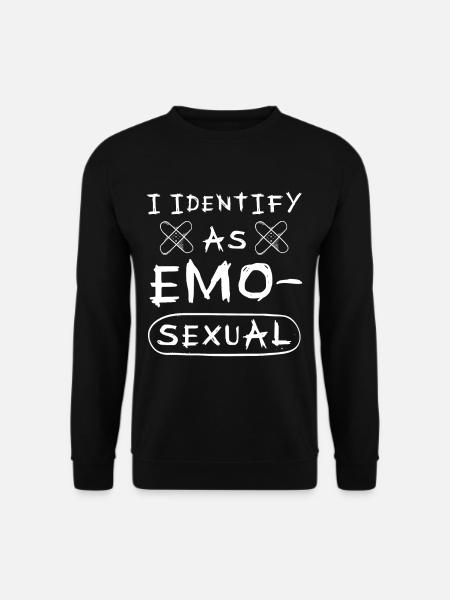 Emo Garçon Emo Fille Emeu Oiseau Emocore Punk Esthétique - Sweat-shirt Unisexe - noir