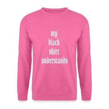 Gothic-ästhetik Soft Grunge Goth Schwarz Dunkel - Unisex Pullover - Pink - Vorne