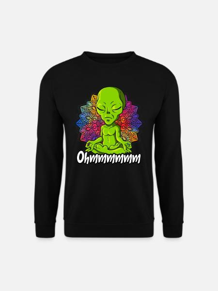 Yoga Ohmmm Namaste - Unisex Sweatshirt - black