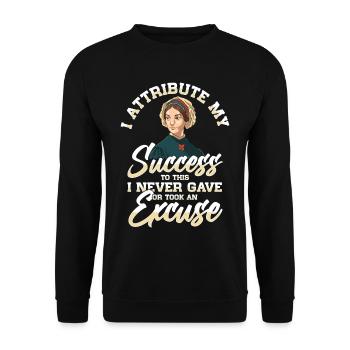 Krankenschwester Florence Nightingale Medizinische - Unisex Pullover - Schwarz - Vorne - Alina (178cm) & Michal (187cm)