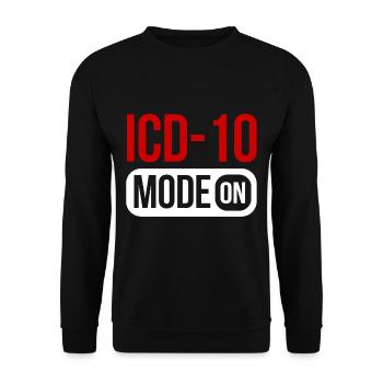 Medizinischer Kodierer Beruf Medizinische - Unisex Pullover - Schwarz - Vorne - Alina (178cm) & Michal (187cm)