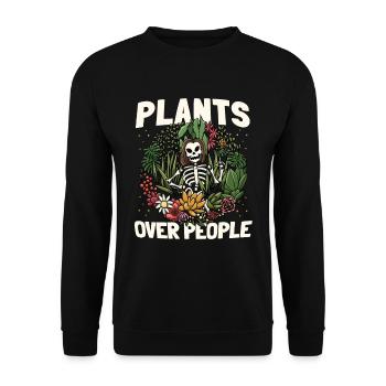Jardiniers, amateurs de plantes de jardin, collectionneurs de plantes - Sweat-shirt Unisexe - noir - Devant - Alina (178cm) & Michal (187cm)