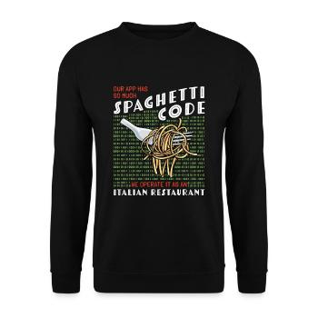 Computer programming - Unisex Sweatshirt - black - Front - Alina (178cm) & Michal (187cm)