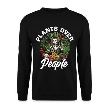Jardiniers, amateurs de plantes de jardin, collectionneurs de plantes - Sweat-shirt Unisexe - noir - Devant - Alina (178cm) & Michal (187cm)