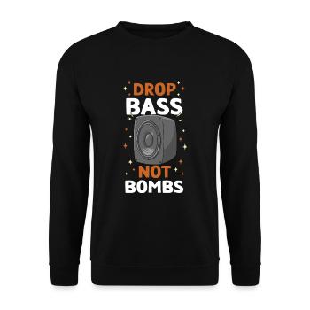 DJ Techno Music Disc Jockey House Party EDM Trance - Sweat-shirt Unisexe - noir - Devant - Alina (178cm) & Michal (187cm)