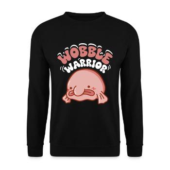 Meeresbiologe Tiefseefisch Blobfisch Ozean - Unisex Pullover - Schwarz - Vorne - Alina (178cm) & Michal (187cm)