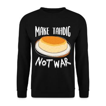 Gifts for gourmets from Thadig - Unisex Sweatshirt - black - Front - Alina (178cm) & Michal (187cm)