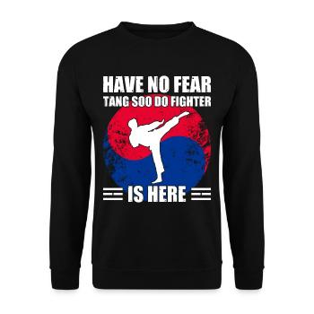 Tang so Do Gift - Unisex Sweatshirt - black - Front - Alina (178cm) & Michal (187cm)