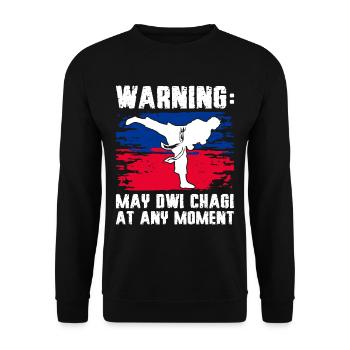 Tang so Do Gift - Unisex Sweatshirt - black - Front - Alina (178cm) & Michal (187cm)