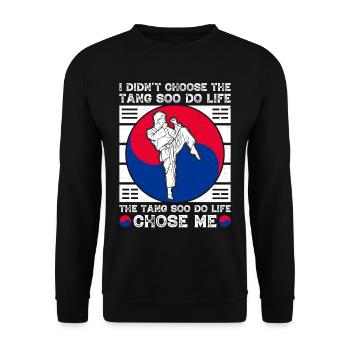 Tang so Do Gift - Unisex Sweatshirt - black - Front - Alina (178cm) & Michal (187cm)