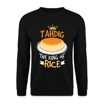 Gifts for gourmets from Thadig - Unisex Sweatshirt - black - Front - Alina (178cm) & Michal (187cm)
