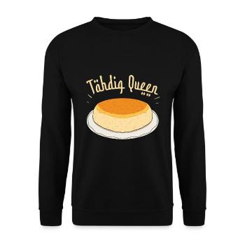 Thadig Food Lover Gifts - Unisex Sweatshirt - black - Front - Alina (178cm) & Michal (187cm)