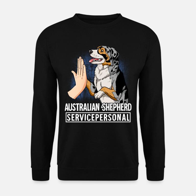 Australian Shepherd - Unisex Pullover - Schwarz