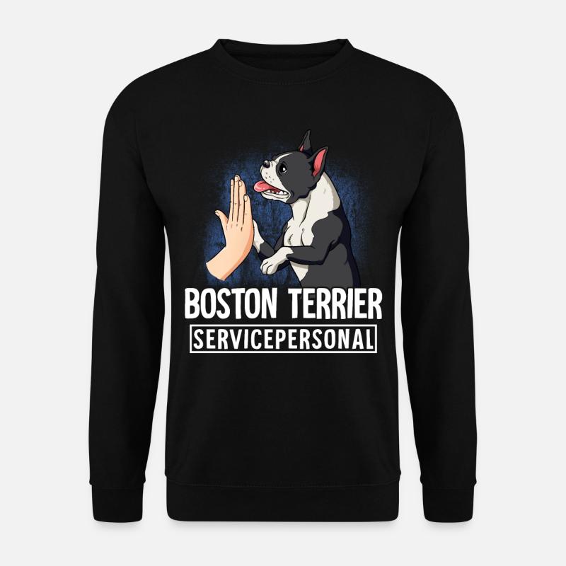 Boston Terrier - Unisex Sweatshirt - black