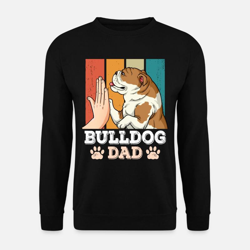 Bulldog Dad - Unisex Sweatshirt - black