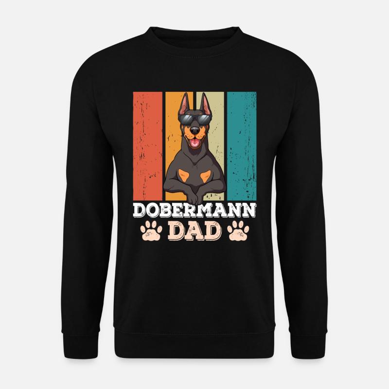 Doberman Dad - Unisex Sweatshirt - black