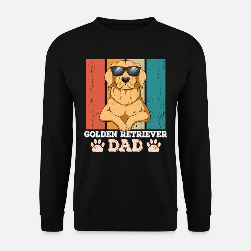 Golden Retriever Dad - Unisex Sweatshirt - black