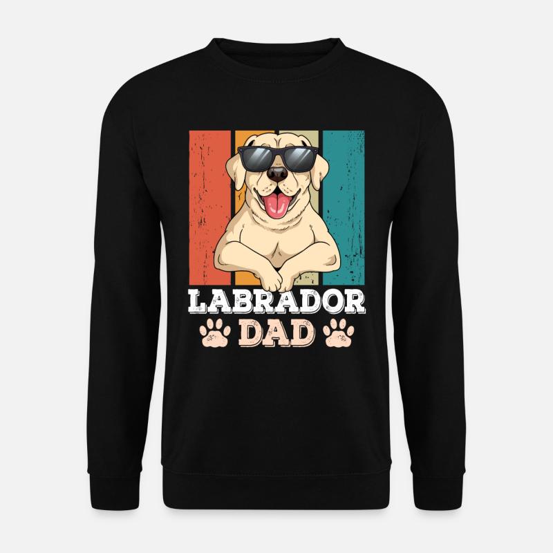 Labrador Dad - Unisex Pullover - Schwarz