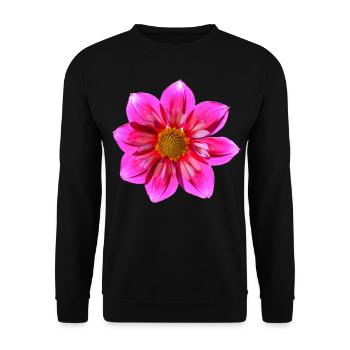 Dahlia Shade - Unisex Sweatshirt - black - Front - Alina (178cm) & Michal (187cm)