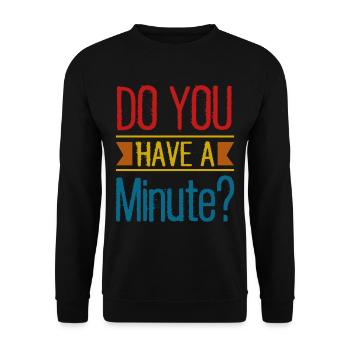 Human Resources Hr Manager Job Beruf - Unisex Pullover - Schwarz - Vorne - Alina (178cm) & Michal (187cm)