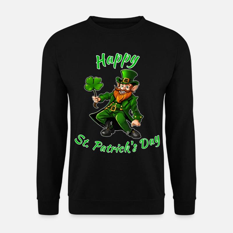 Happy Saint Patrick's Day - Unisex Sweatshirt - black