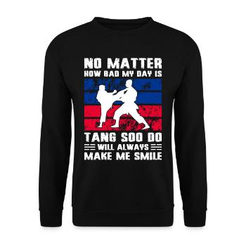 Tang so Do Gift - Unisex Sweatshirt - black - Front - Alina (178cm) & Michal (187cm)