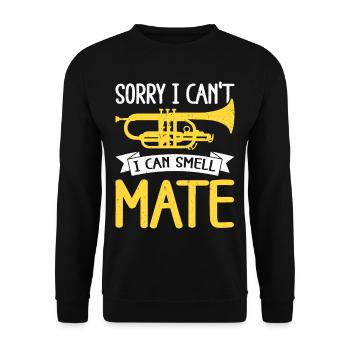 Mellophonist Musical Instrument Orchestra - Unisex Sweatshirt - black - Front - Alina (178cm) & Michal (187cm)