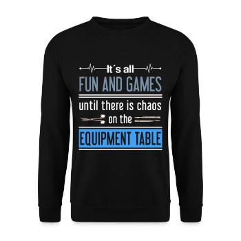 Scrub Tech Surgical Technician Surgical Technologist - Unisex Sweatshirt - black - Front - Alina (178cm) & Michal (187cm)