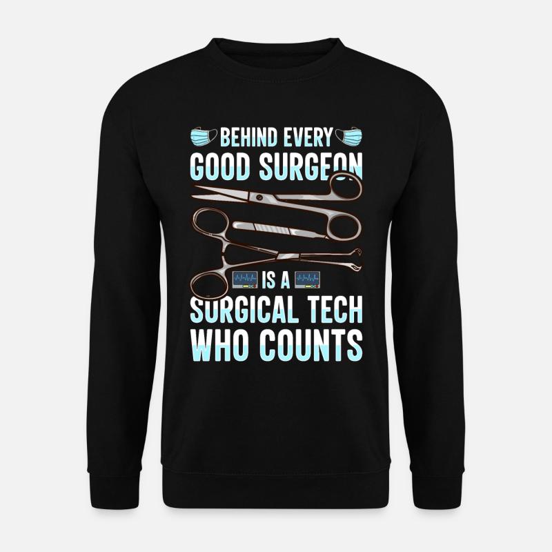 Scrub Tech Technicien chirurgical Technologue chirurgical - Sweat-shirt Unisexe - noir